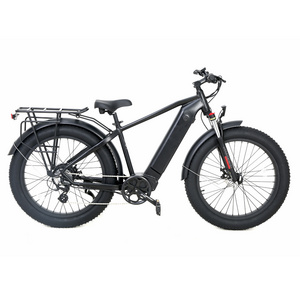 frame mounted hidden battery 26 inch 36v 48v 250w 500w 750w fat tire retro old style vintage electric bike