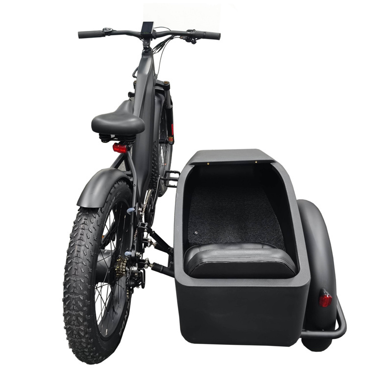 Factory Direct single 1 wheel Fat Tire 20*4.0 Tires Trailer for e bike ATV Electric Bike Motorcycle Folding Cargo Farm Trailer