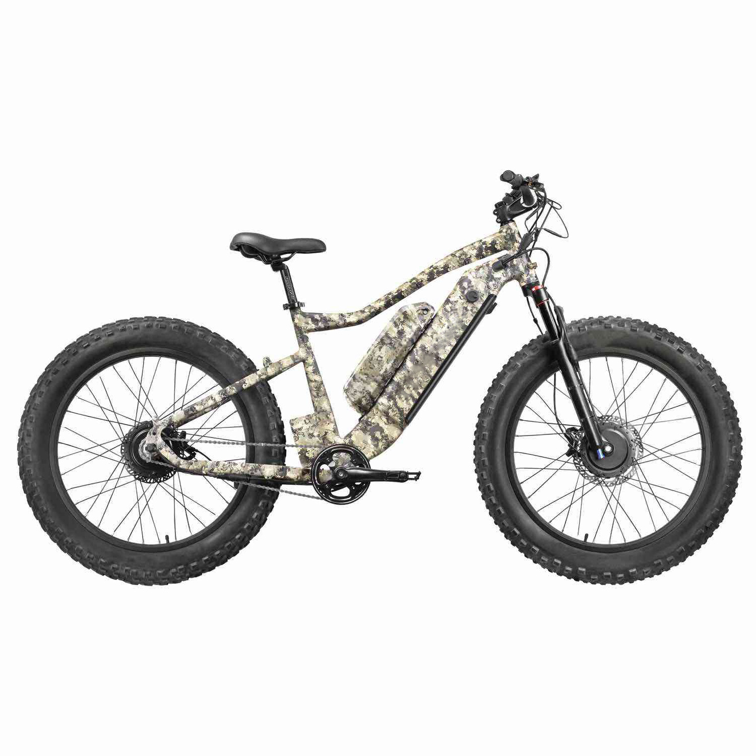 Dual 48v 52v 750w 1000w motor 1500w 2000w integrate 20Ah+15Ah hailong battery fat tire hunting electric hybrid bicycle dirt bike