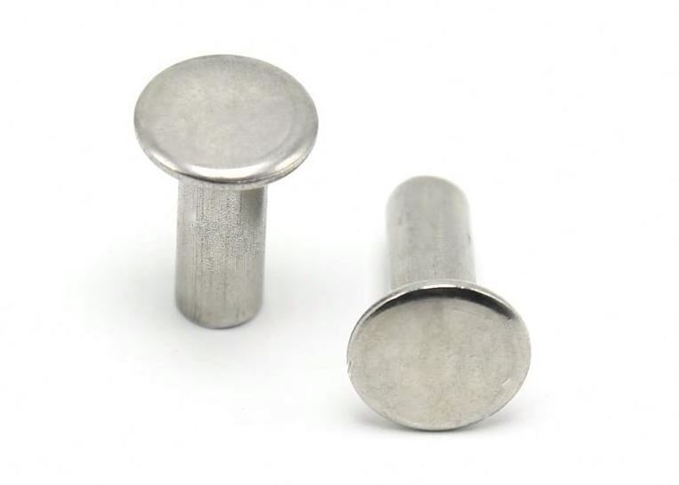 Wholesale Stainless Steel Flat Head Female Screw Hollow Rivet with Inside Thread