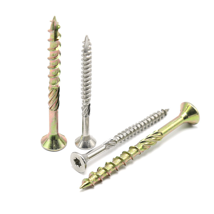 Customised six-lobe oval stainless steel  torx drive double countersunk Torx head wood chipboard screw