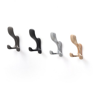 WENZHOU Oukali Wholesale Nordic Wardrobe Clothes Bathroom Towel Hook Black, Metal Coat Hook