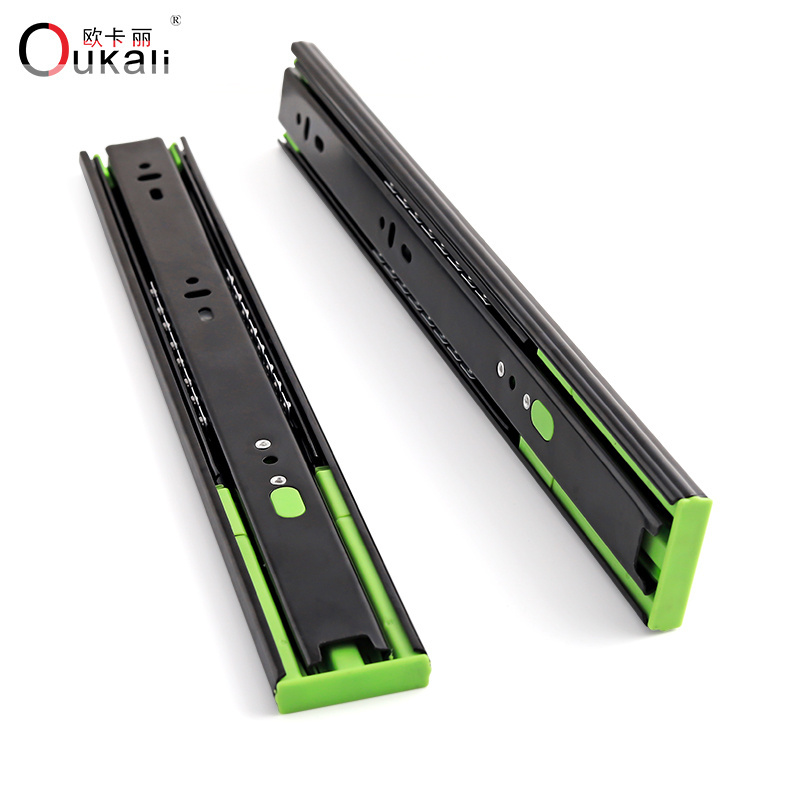 normal metal cabinet soft close drawer slide channel rails runners kitchen heavy duty full extension ball bearing drawer slide