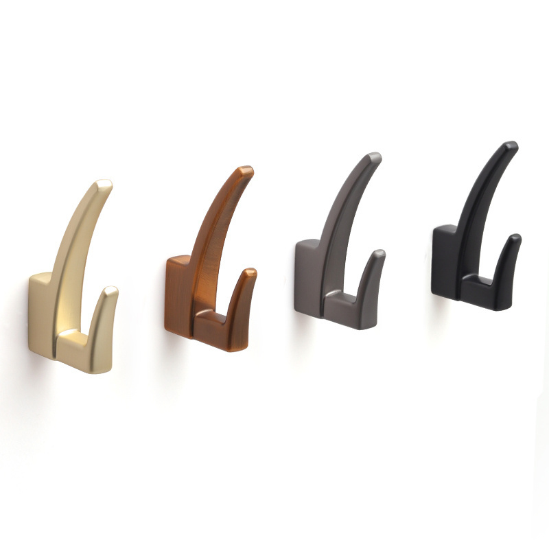 Oukali Zinc alloy metal furniture hardware rack bathroom clothes display towel hook coat hook