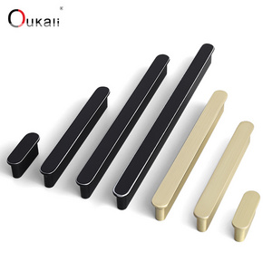 Zinc Kitchen Cabinets Door Pull Handle Cabinet Pulls and Knobshot Sale Products Drawer Matt Black Gold Modern Dresser