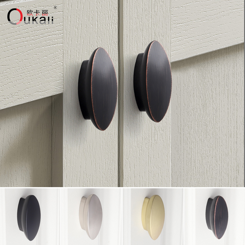 China Furniture Hardware Wholesale Kitchen Cabinet Cupboard Gold Brushed Knobs