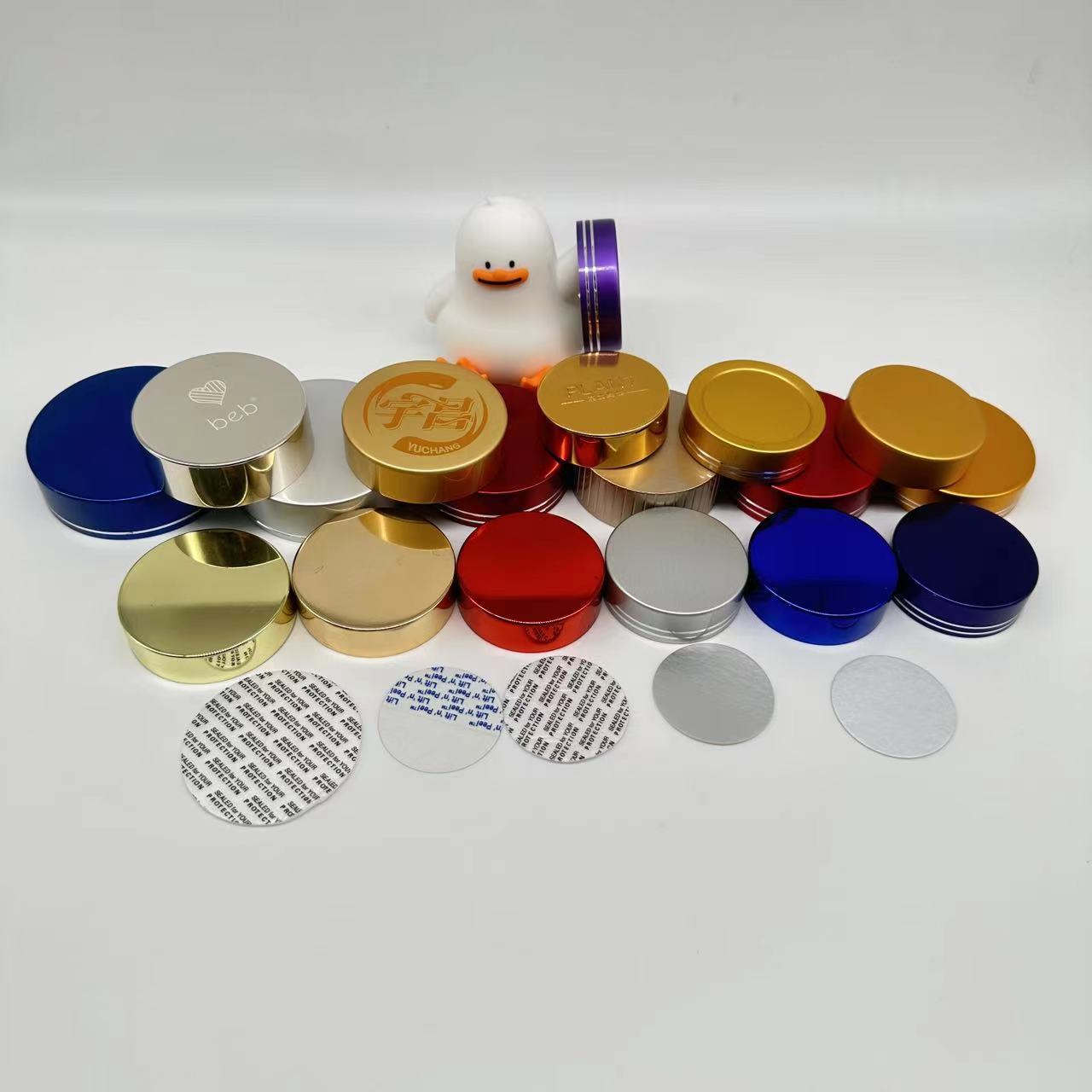 aluminum lid bottle caps for jar 28mm 32mm 38mm 45mm