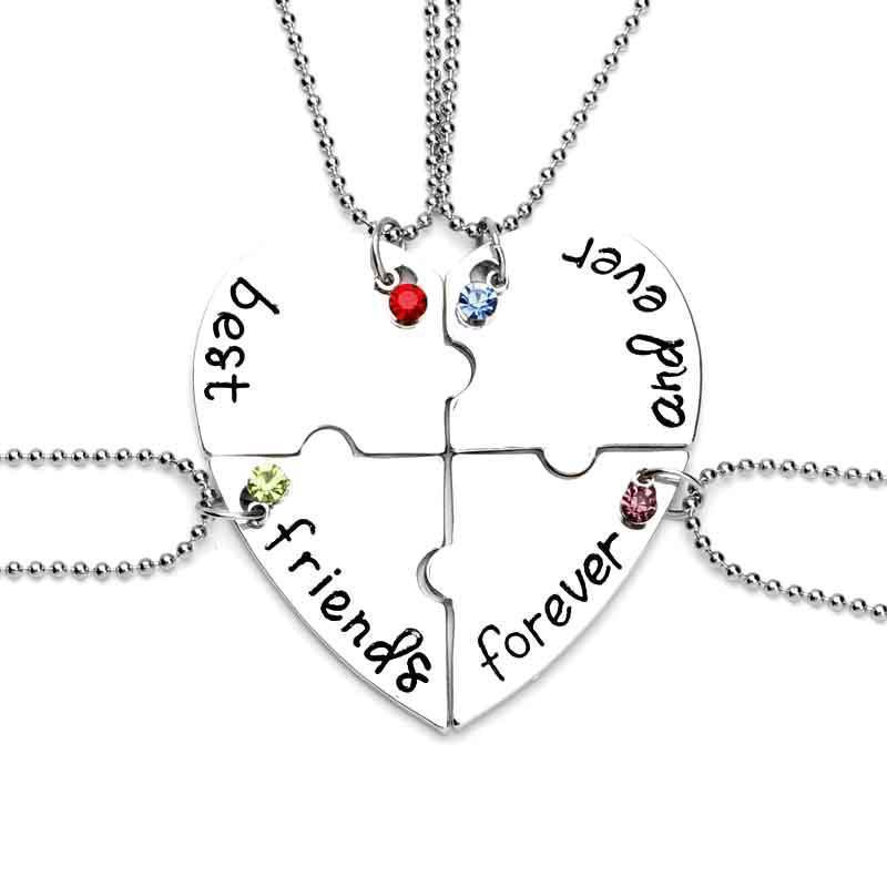 New 2pcs/Set Best Buds Lighter And Cigarettes Broken Heart Shape Pendant Necklace Splice Best Friends Forever Couple Necklace