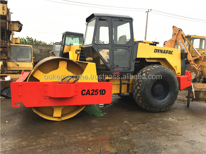 Tons CA301D Compactor Used CA 251D dynapac CA301D ca602/second hand ca30d ca25d road roller Dynapac CA30 CA251 CA25 in Shanghai