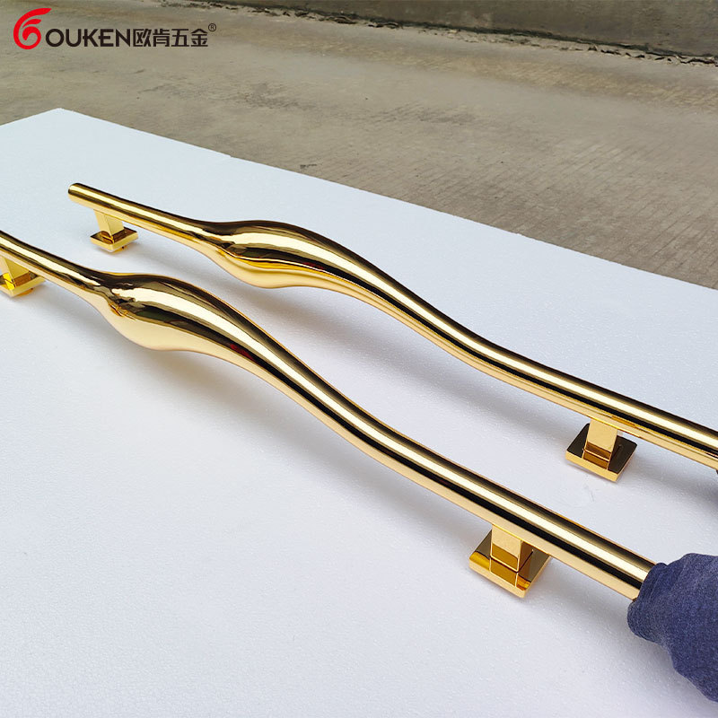 Oem Brass Gold Door Handles Modern Drawer Pull Cabinet Handle Gold Handles For Furniture