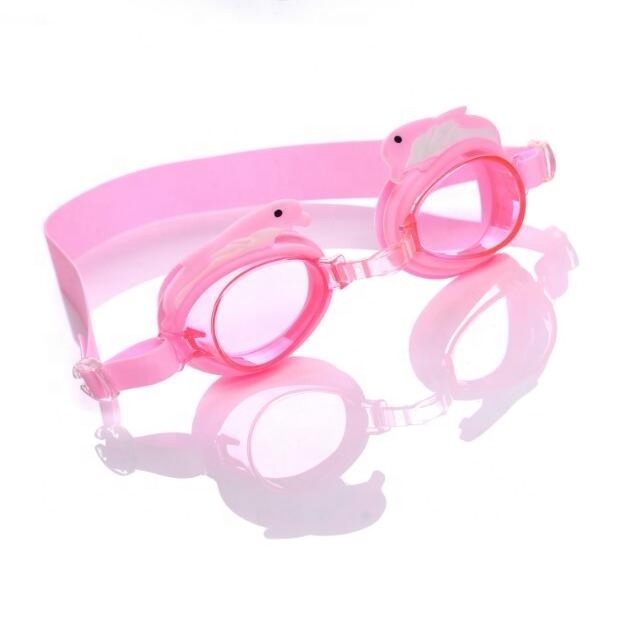 Sports eyewear anti fog youth kids swim eyewear cartoon funny cartoon silicone swimming goggles