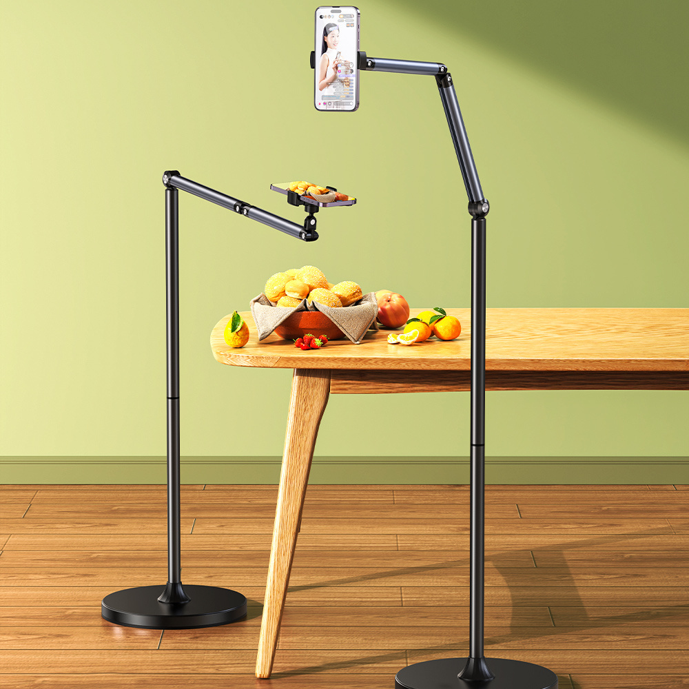 OULAIKE L58 Metal Adjust Lazy Mobiles Holders Stand Mobile Phone Floor Holder For Living Room