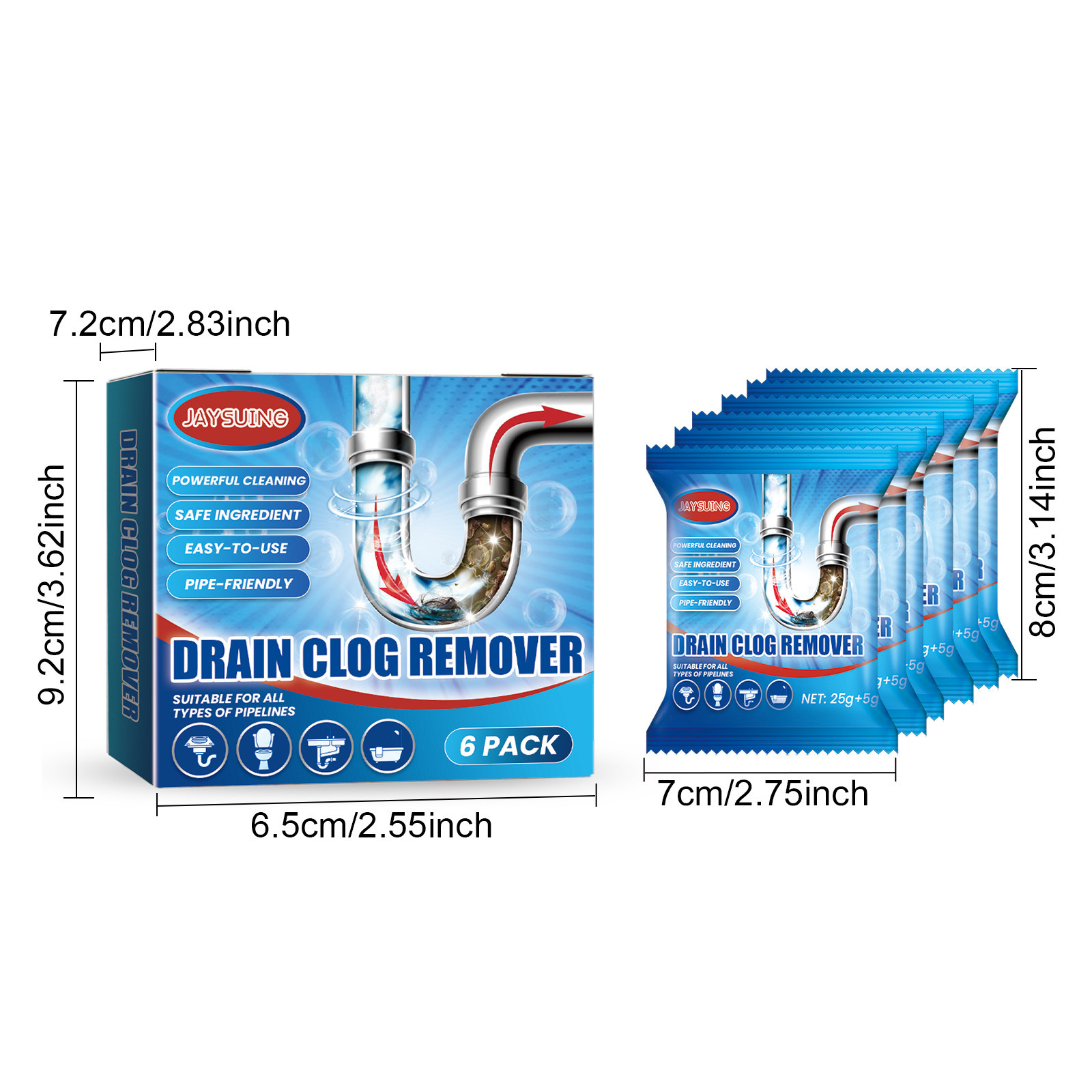 Bathroom Kitchen Toilet Dredge Agent Clean Descaling Remove Odor Stain Toilet Deodorizer Sewer Dredge Toilet Powder