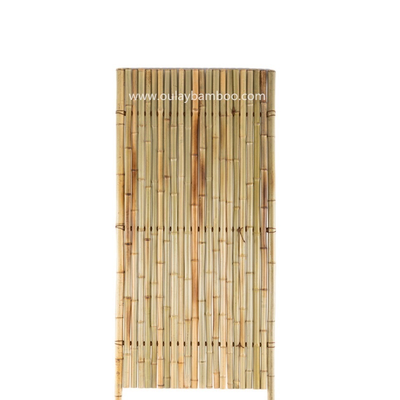 Natural Fence ECO-friendly Bamboo Fence Factory Garden Bamboo Poles Carbonized Size Fence Rolls Garden Bamboo Screen