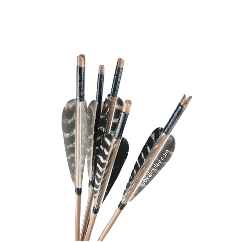 straight bamboo fletchings arrows fly straight and fast