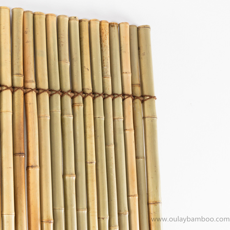 Natural Fence ECO-friendly Bamboo Fence Factory Garden Bamboo Poles Carbonized Size Fence Rolls Garden Bamboo Screen