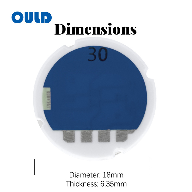 OULD CP-100 sanitary ceramic pressure sensor 15 mm flush diaphragm piezoelectric pressure transducer