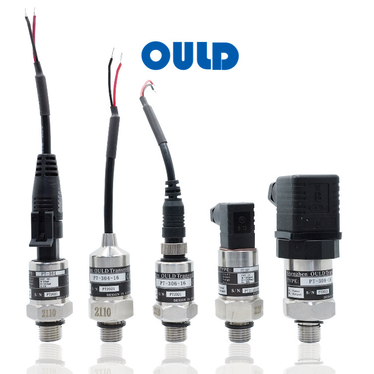 OULD High Quality PT-306 Pressure Transmitter Air Pressure Sensor 4-20ma 0-16bar Gauge Air Gas Pressure Sensor