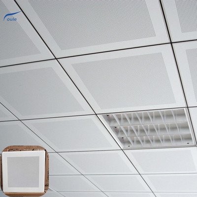 Powder Coated Suspended Decorative Metal Linear False Ceiling Perforated Aluminum Ceiling Tiles