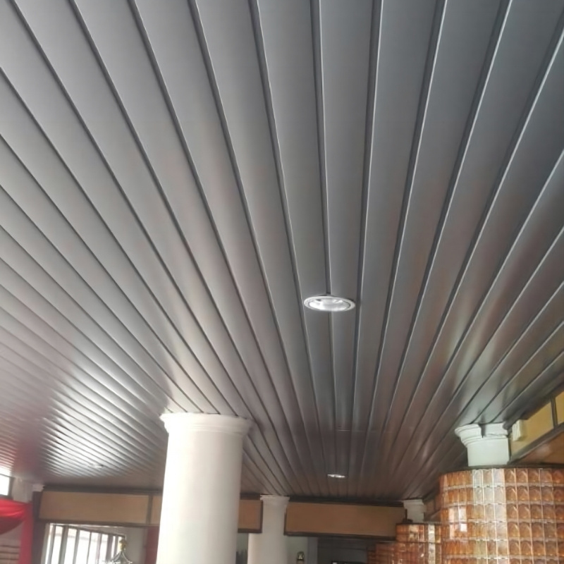 Interior Decor Professional Aluminum strip G Shape Ceiling Tiles Metal Decorative Suspended Ceiling