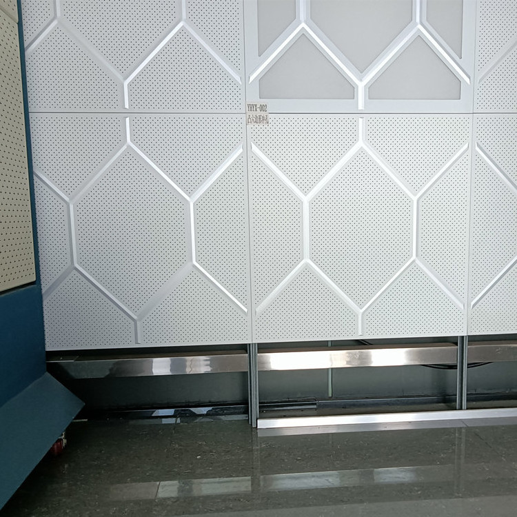 New Hexagon Design Standard Size Drop-in Hotel Alum Ceiling Tiles Ceiling 2x2 Aluminum Ceiling Panel