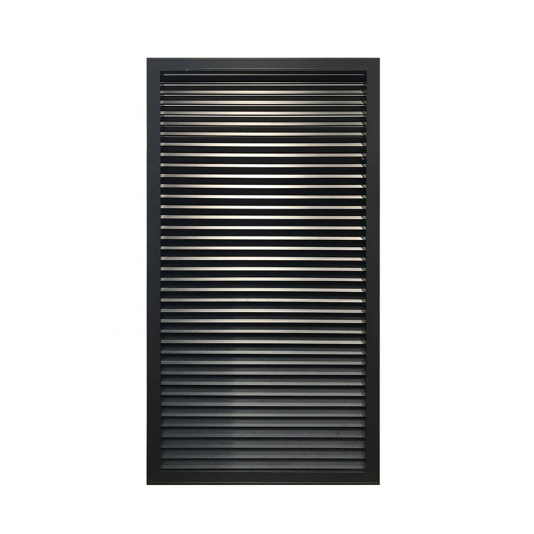 Adjustable custom size fixed aluminium sun louver metal wall louvers for external decoration