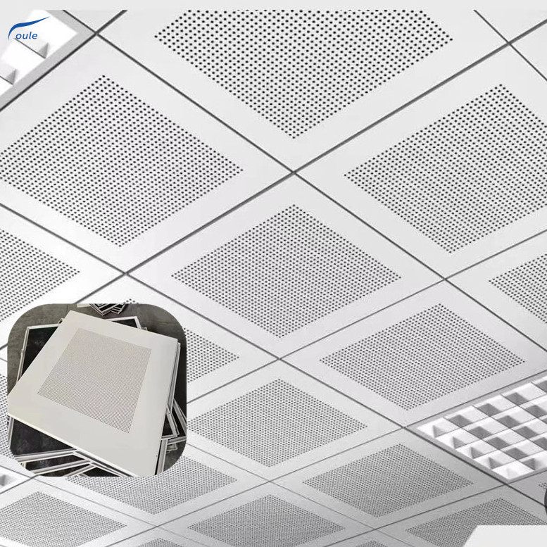 Suspended Ceiling Perforated Metal Tile Ceiling Decorative Aluminum Ceiling Tiles