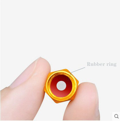 Aluminum Alloy Car Wheel Tire Valve Caps Dustproof And Waterproof  For Car Tire Valve Stem Cap