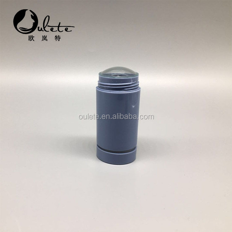 Custom sunscreen container 30ml 50ml 65ml 75ml empty plastic deodorant stick containers