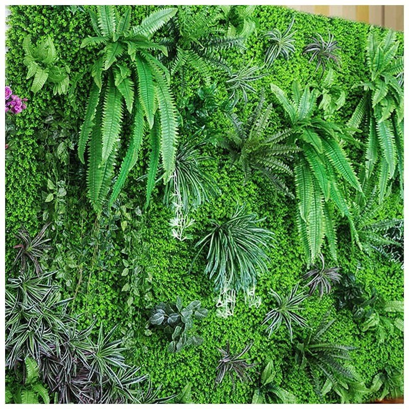 V-3019 Indoor Outdoor Decoration Artificial Plant Grass Wall Flower Wall