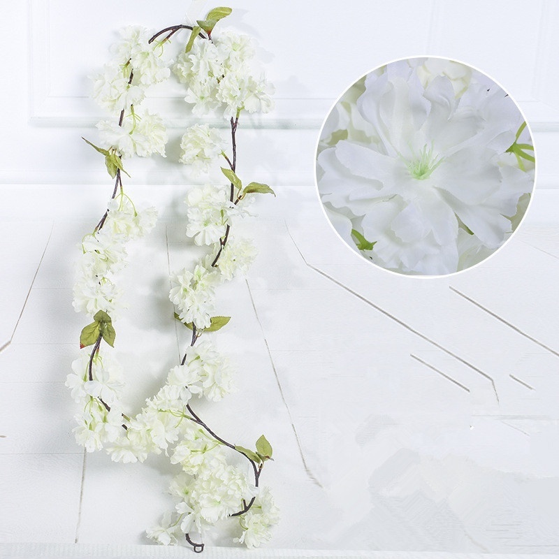 A-1139 In Stock Arch Decoration Cherry Blossom Cane Vine Wall Hanging For Sale