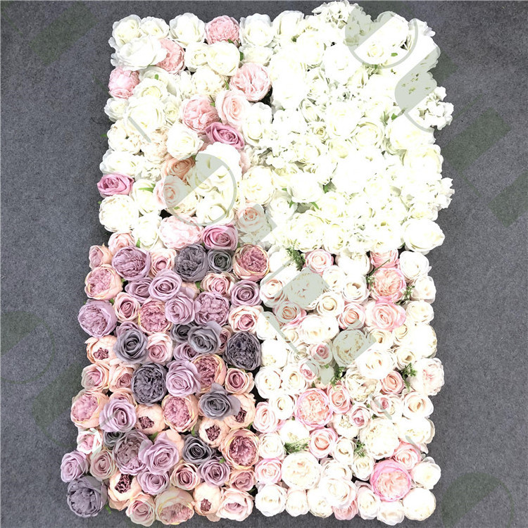 H080 Factory Wholesale Artificial Flower Wall Cloth Panel Flower Wall For Wedding Decoration