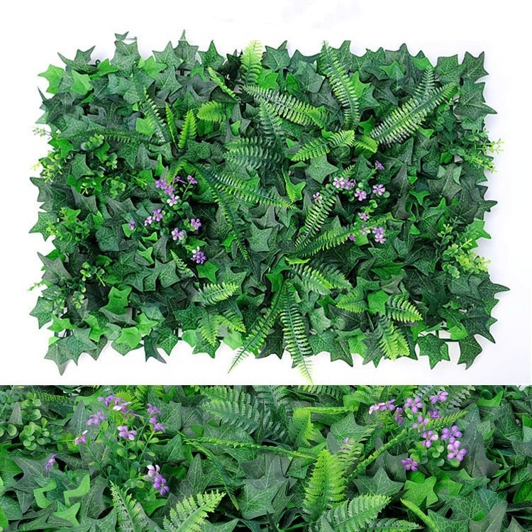 V-3020 Decorative Hanging Artificial Plant Grass Wall Green Leaf for Decoration