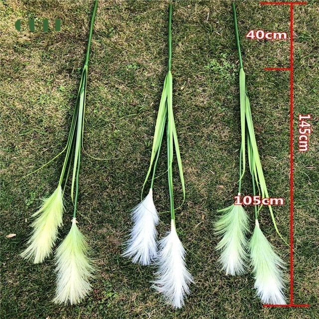 K-3018 High Quality Artificial Ornamental Plant Plastic Artificial Onion Grass Reed Grass For Indoor Decoration