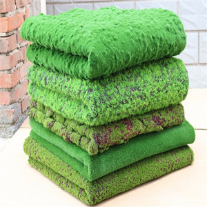 K-3125 High Density 100x100x3cm Green Grass Artificial Moss Carpet Roll For Wedding Wall Decoration