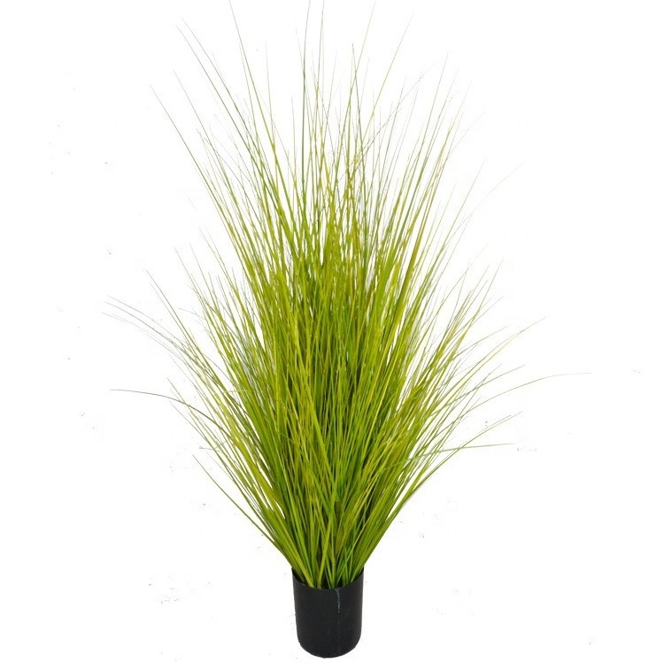 V-3272 Plastic Indoor Decoration Green Pampas Setaria Viridis Onion Artificial Reed Grass For Home And Hotel