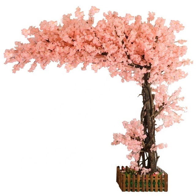 K-2001 Artificial Flower Cherry Blossom Bonsai Trees For Indoor Wedding & Home Decoration