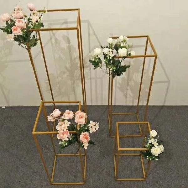 A-1218 Fast Delivery  Wedding Flower Centerpieces Metal Stand For Decoration