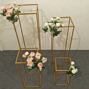 A-1218 Fast Delivery  Wedding Flower Centerpieces Metal Stand For Decoration