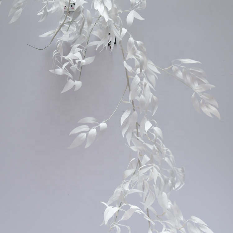 X-3023 New Design Ornamental Artificial Weeping Willow Tree Branches Wedding Wall  Decorations