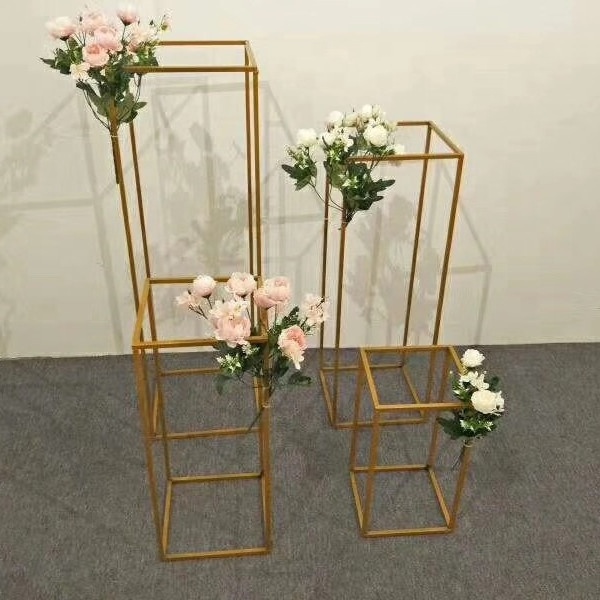 A-1218 Fast Delivery  Wedding Flower Centerpieces Metal Stand For Decoration