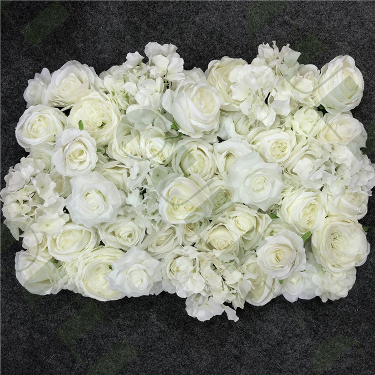 H080 Factory Wholesale Artificial Flower Wall Cloth Panel Flower Wall For Wedding Decoration