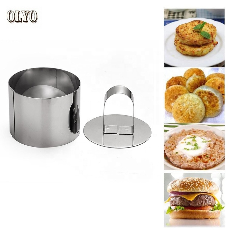 Cheap Stainless Steel Hamburger Patty Press Burger Meat Press Maker