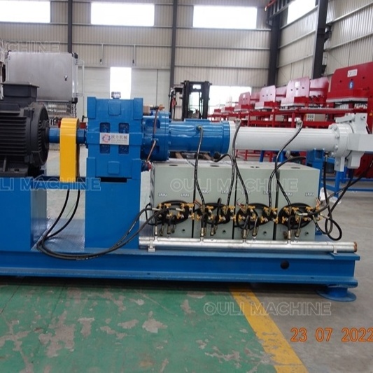 High performance automatic rubber strip extruder machine / silicone rubber strip extruding machine / belt extrusion machine