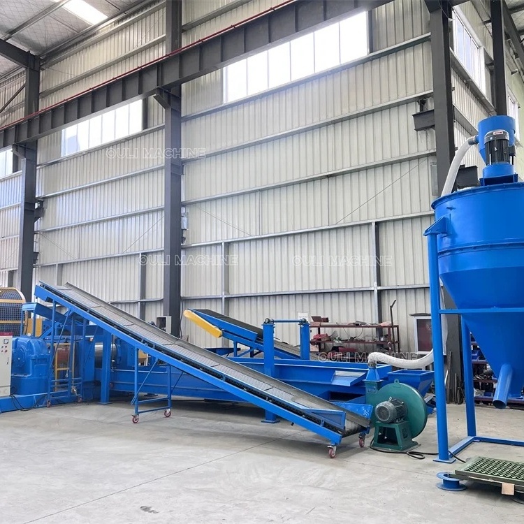 Powerful Tire Crusher Whole Tire Shredder Machine, Tire Grinder Machine,waste tyre recycling plant machinery