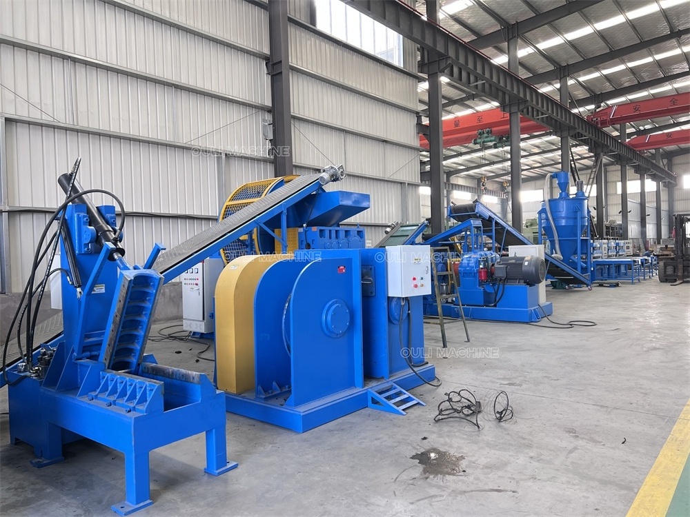 Powerful Tire Crusher Whole Tire Shredder Machine, Tire Grinder Machine,waste tyre recycling plant machinery