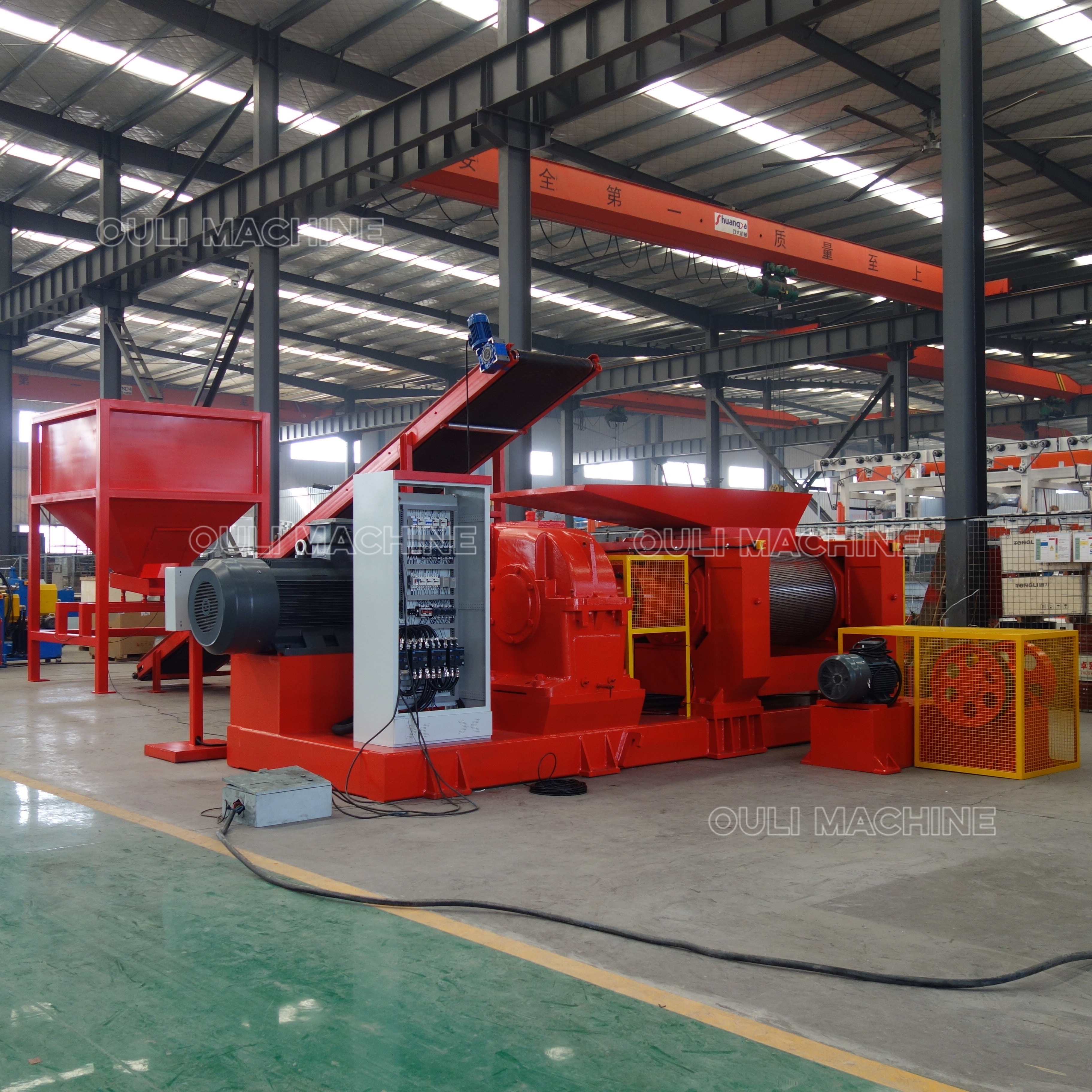 Factory Commercial Waste small Tire Tyre shredders crusher machine,rubber granule making production line machinery