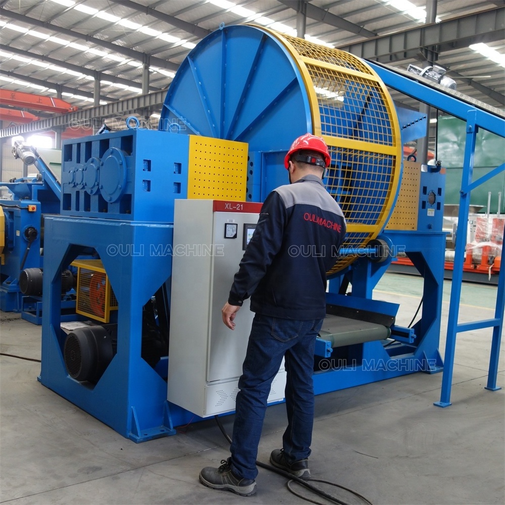 CE-approved Automatic Tyre Recycling Rubber Crumb Equipment machine,Waste Tire Shredding Production Line machinery