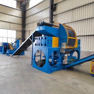 Fully Automatic Crumb Rubber Processing Machine / Waste Tire Recycling Equipment Price,Truck tire shredder machine