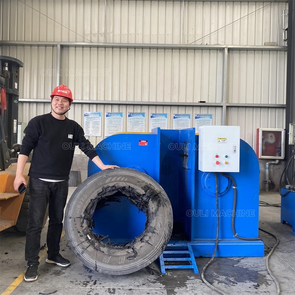 automatic tire retreading machine,cutting production line machine,Waste tyre Recycled Tyre Rubber Cutting Processing Machinery